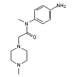 N-(4-Aminophenyl)-N-methyl-2-(4-methyl-1-piperazinyl)acetamide