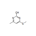 4-Methyl-6-(methylthio)pyrimidin-2-ol