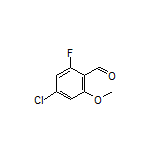 4-Chloro-2-fluoro-6-methoxybenzaldehyde