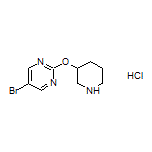 5-Bromo-2-(3-piperidyloxy)pyrimidine Hydrochloride