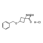1-Amino-3-(benzyloxy)cyclobutanecarboxylic Acid Hydrochloride