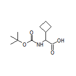 2-(Boc-amino)-2-cyclobutylacetic Acid