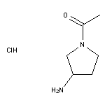 1-(3-Amino-1-pyrrolidinyl)ethanone Hydrochloride