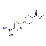 2-[4-(Methoxycarbonyl)-1-piperidyl]pyrimidine-5-boronic Acid