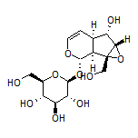 (2S,3R,4S,5S,6R)-2-[[(1aS,1bS,2S,5aR,6S,6aS)-6-Hydroxy-1a-(hydroxymethyl)-1a,1b,2,5a,6,6a-hexahydrooxireno[2’,3’:4,5]cyclopenta[1,2-c]pyran-2-yl]oxy]-6-(hydroxymethyl)tetrahydro-2H-pyran-3,4,5-triol