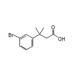 3-(3-Bromophenyl)-3-methylbutanoic Acid