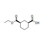 (1S,3R)-3-(Ethoxycarbonyl)cyclohexanecarboxylic Acid