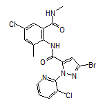 3-Bromo-N-[4-chloro-2-methyl-6-(methylcarbamoyl)phenyl]-1-(3-chloropyridin-2-yl)-1H-pyrazole-5-carboxamide