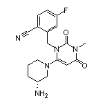 (R)-2-[[6-(3-Aminopiperidin-1-yl)-3-methyl-2,4-dioxo-3,4-dihydropyrimidin-1(2H)-yl]methyl]-4-fluorobenzonitrile