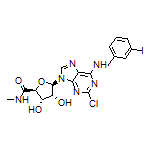 (2S,3S,4R,5R)-5-[2-Chloro-6-[(3-iodobenzyl)amino]-9H-purin-9-yl]-3,4-dihydroxy-N-methyltetrahydrofuran-2-carboxamide