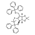 tert-Butyl[[(3aR,4R,6aR)-5-fluoro-2,2-dimethyl-6-[(trityloxy)methyl]-4,6a-dihydro-3aH-cyclopenta[d][1,3]dioxol-4-yl]oxy]diphenylsilane