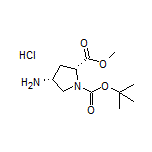 Methyl (2R,4R)-1-Boc-4-aminopyrrolidine-2-carboxylate Hydrochloride