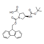 (2S,4R)-4-(Boc-amino)-1-Fmoc-pyrrolidine-2-carboxylic Acid