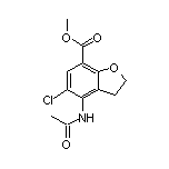 Methyl 4-Acetamido-5-chloro-2,3-dihydrobenzofuran-7-carboxylate