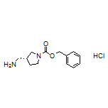 (R)-(1-Cbz-3-pyrrolidinyl)methanamine Hydrochloride