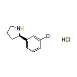 (R)-2-(3-Chlorophenyl)pyrrolidine Hydrochloride