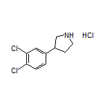 3-(3,4-Dichlorophenyl)pyrrolidine Hydrochloride