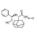 (S)-2-(1-Adamantyl)-2-[[(R)-2-hydroxy-1-phenylethyl]amino]acetic Acid Hydrochloride