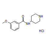 3-Methoxy-N-(piperidin-4-yl)benzamide Hydrochloride