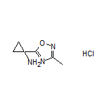 1-(3-Methyl-1,2,4-oxadiazol-5-yl)cyclopropanamine Hydrochloride