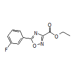 Ethyl 5-(3-Fluorophenyl)-1,2,4-oxadiazole-3-carboxylate