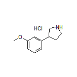 3-(3-Methoxyphenyl)pyrrolidine Hydrochloride