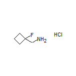 (1-Fluorocyclobutyl)methanamine Hydrochloride