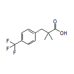 2,2-Dimethyl-3-[4-(trifluoromethyl)phenyl]propanoic Acid