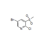 5-Bromo-2-chloro-3-(methylsulfonyl)pyridine