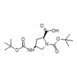 (2S,4S)-1-Boc-4-(Boc-amino)pyrrolidine-2-carboxylic Acid