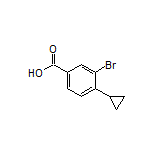 3-Bromo-4-cyclopropylbenzoic Acid