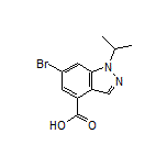 6-Bromo-1-isopropylindazole-4-carboxylic Acid