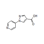1-(Pyridin-4-yl)-1H-pyrazole-4-carboxylic Acid
