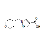1-[(Tetrahydro-2H-pyran-4-yl)methyl]-1H-pyrazole-4-carboxylic Acid