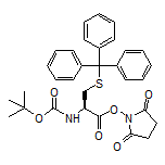 2,5-Dioxopyrrolidin-1-yl (R)-2-(Boc-amino)-3-(tritylthio)propanoate