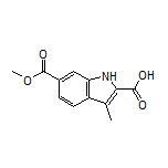 6-(Methoxycarbonyl)-3-methyl-1H-indole-2-carboxylic Acid