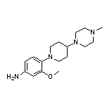 3-Methoxy-4-[4-(4-methylpiperazin-1-yl)piperidin-1-yl]aniline