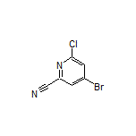 4-Bromo-6-chloropicolinonitrile