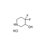 4,4-Difluoropiperidin-3-ol Hydrochloride