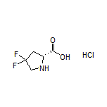 (R)-4,4-Difluoropyrrolidine-2-carboxylic Acid Hydrochloride