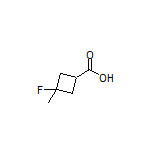 3-Fluoro-3-methylcyclobutanecarboxylic Acid