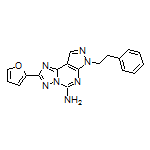 5-Amino-2-(2-Furyl)-7-phenethyl-7H-pyrazolo[4,3-e][1,2,4]triazolo[1,5-c]pyrimidine