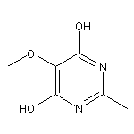 6-Hydroxy-5-methoxy-2-methylpyrimidin-4(3H)-one