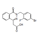 3-(4-Bromo-2-fluorobenzyl)-4-oxo-3,4-dihydrophthalazine-1-acetic Acid