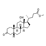 Methyl (5β,12α)-12-Hydroxy-3-oxocholan-24-oate