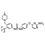 1-[4-[(2-Amino-4-pyrimidinyl)oxy]phenyl]-3-[4-[(4-methyl-1-piperazinyl)methyl]-3-(trifluoromethyl)phenyl]urea