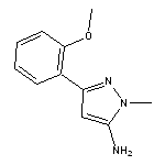 3-(2-methoxyphenyl)-1-methyl-1H-pyrazol-5-amine