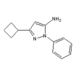 3-cyclobutyl-1-phenyl-1H-pyrazol-5-amine