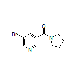 (5-Bromo-3-pyridyl)(1-pyrrolidinyl)methanone