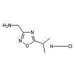 (5-Isopropyl-1,2,4-oxadiazol-3-yl)methanamine Hydrochloride